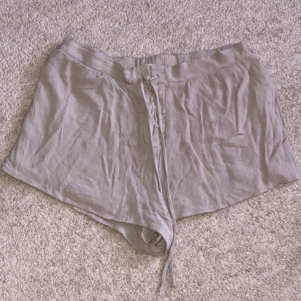 Lace up shorts